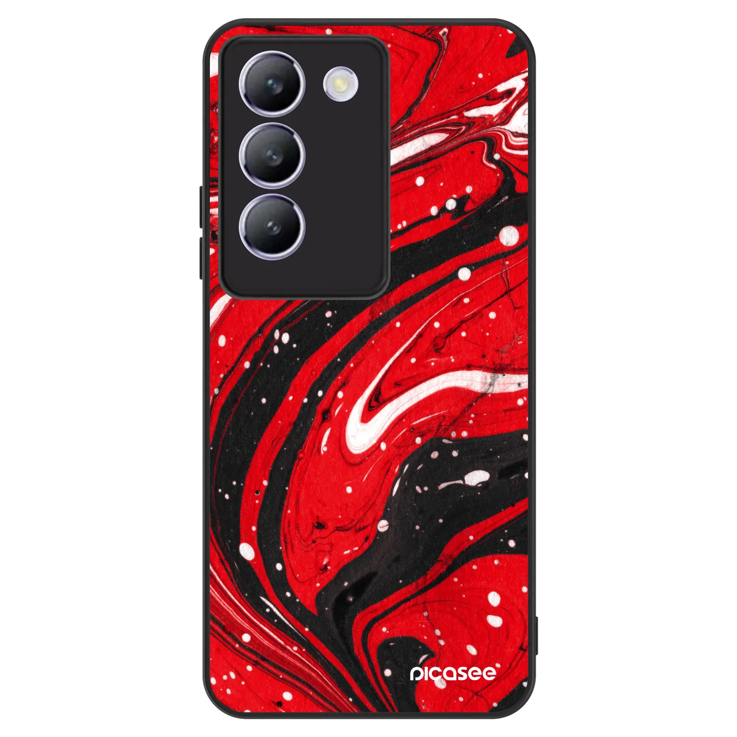 Picasee ULTIMATE CASE für Vivo V40 SE 5G - Red black