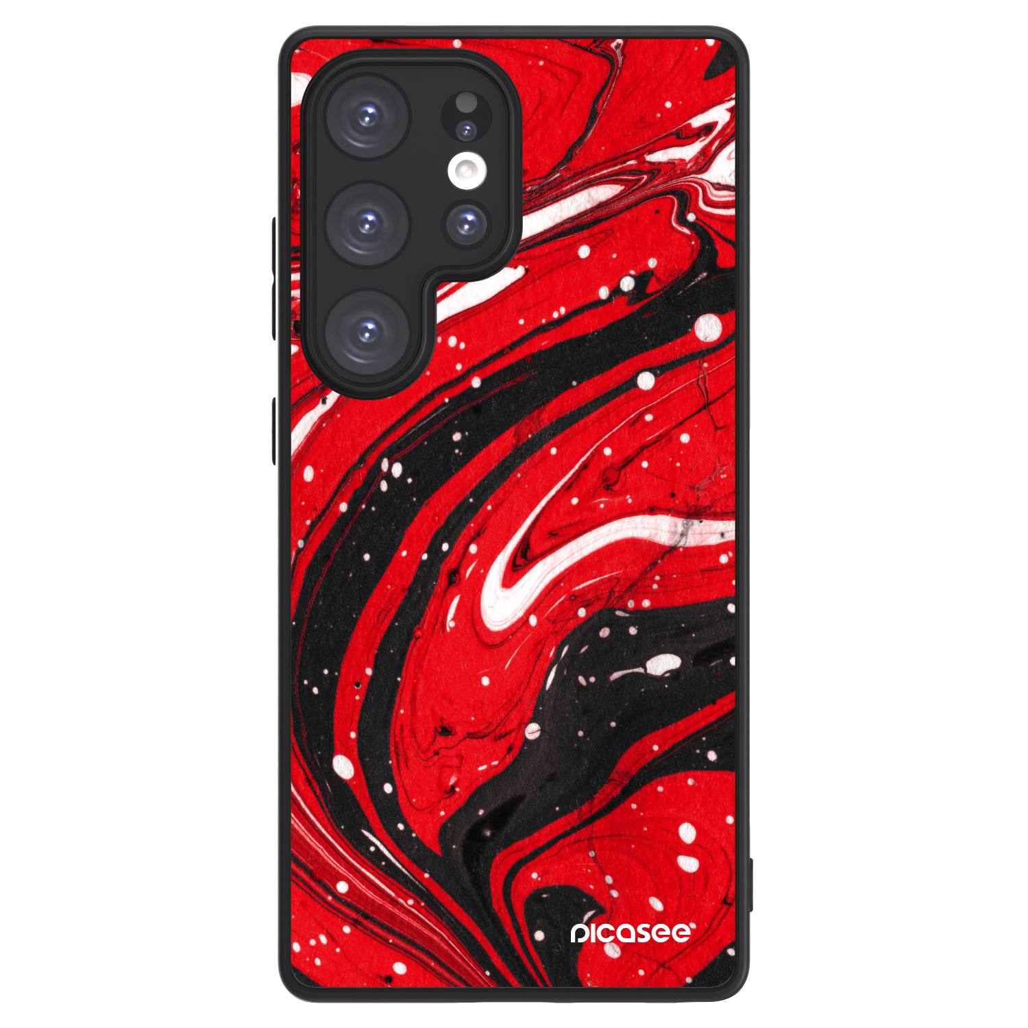 Picasee ULTIMATE CASE PowerShare für Samsung Galaxy S25 Ultra 5G - Red black