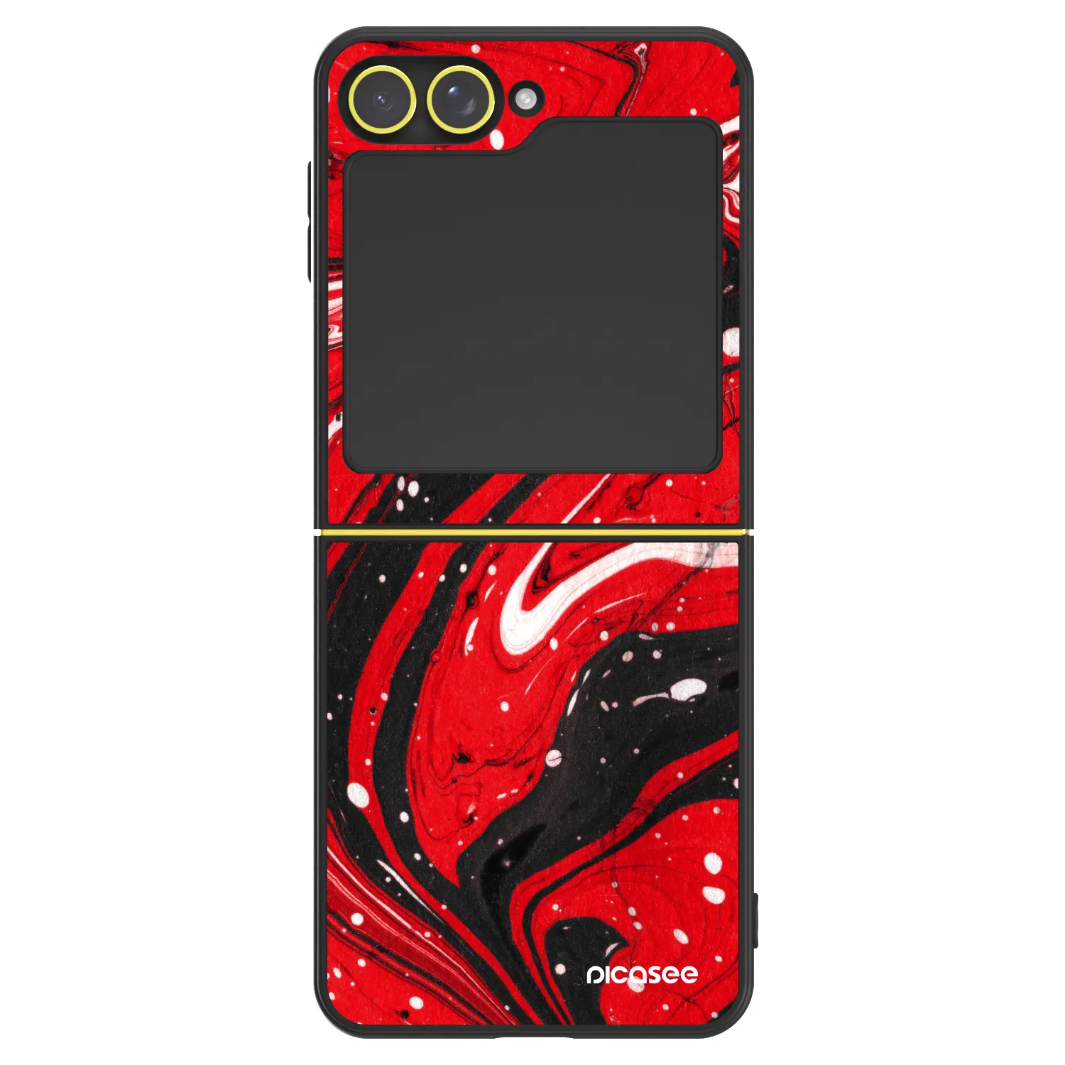 Picasee ULTIMATE CASE für Samsung Galaxy Z Flip5 5G - Red black