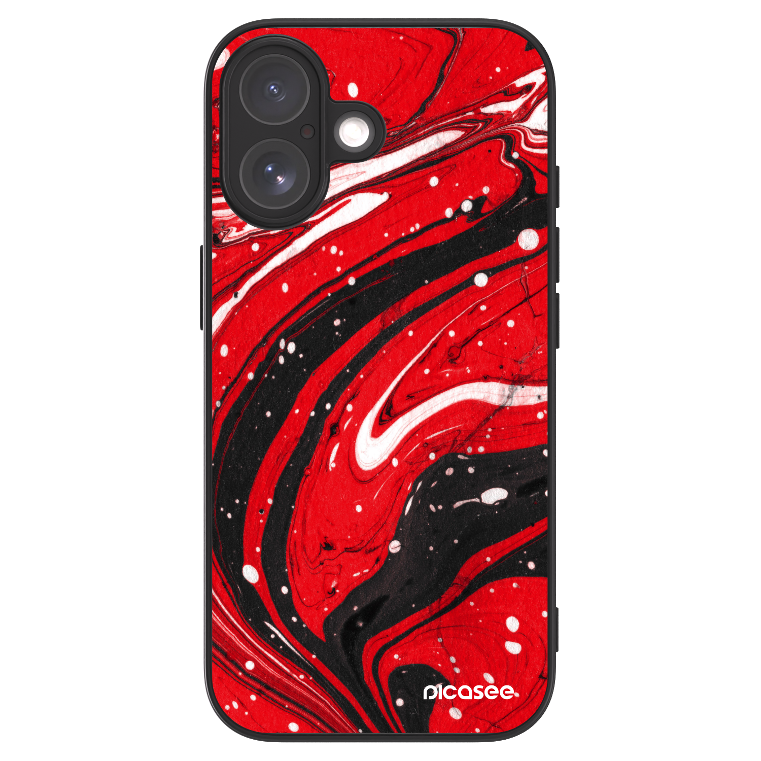 Picasee ULTIMATE CASE MagSafe für Apple iPhone 17 - Red black