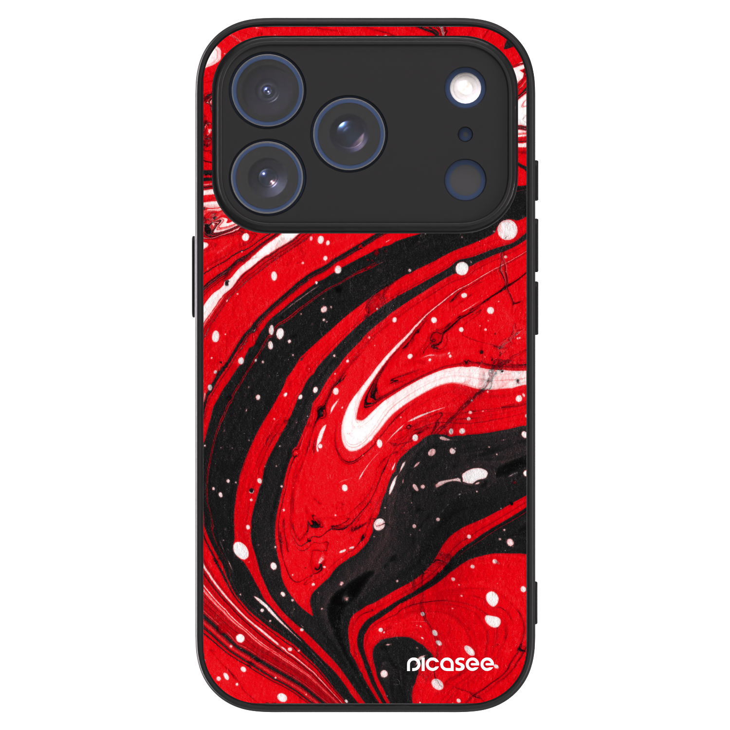 Picasee ULTIMATE CASE MagSafe für Apple iPhone 17 Pro - Red black