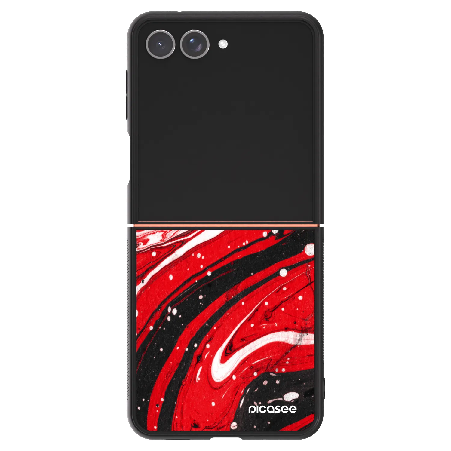 Picasee ULTIMATE CASE für Samsung Galaxy Z Flip7 5G - Red black