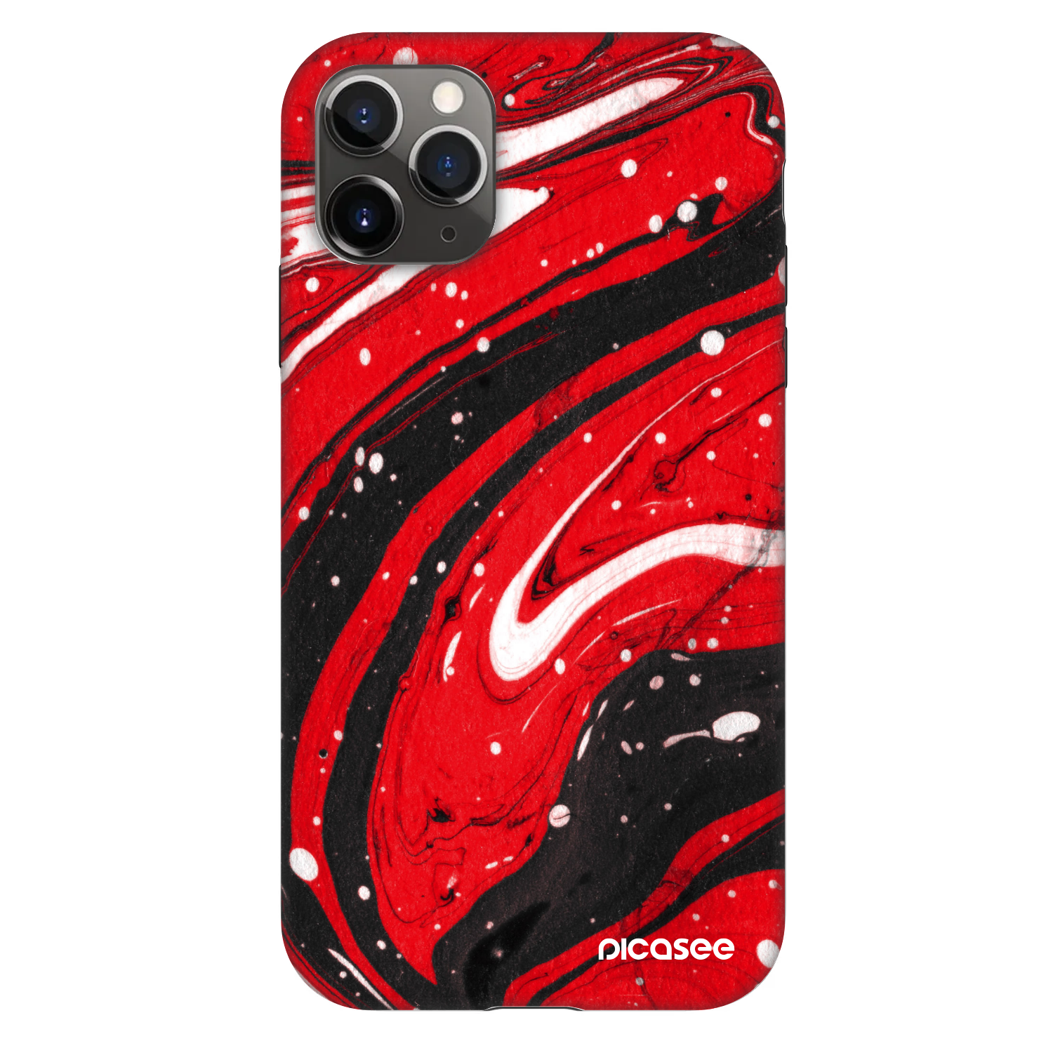 Picasee Fashion Case für Apple iPhone 11 Pro - Red black