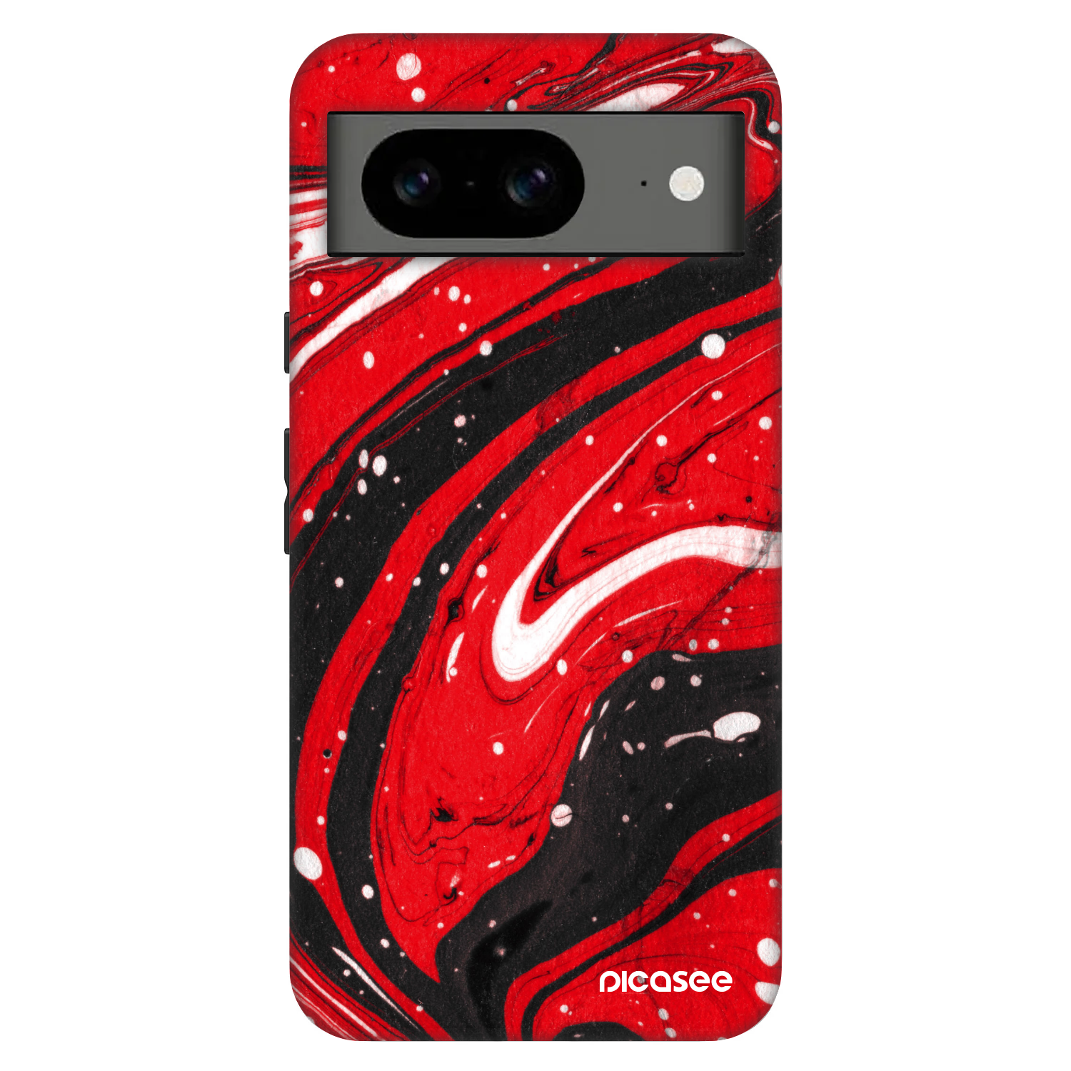 Picasee Fashion Case für Google Pixel 8 Pro - Red black