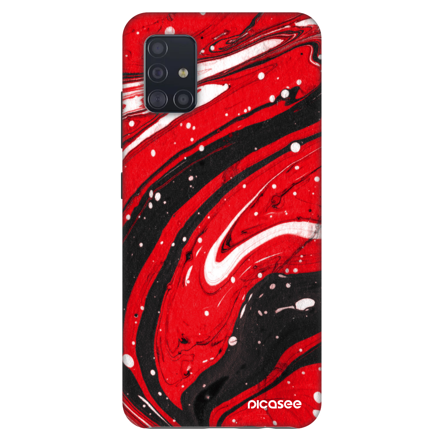Picasee Fashion Case für Samsung Galaxy A51 A515F - Red black