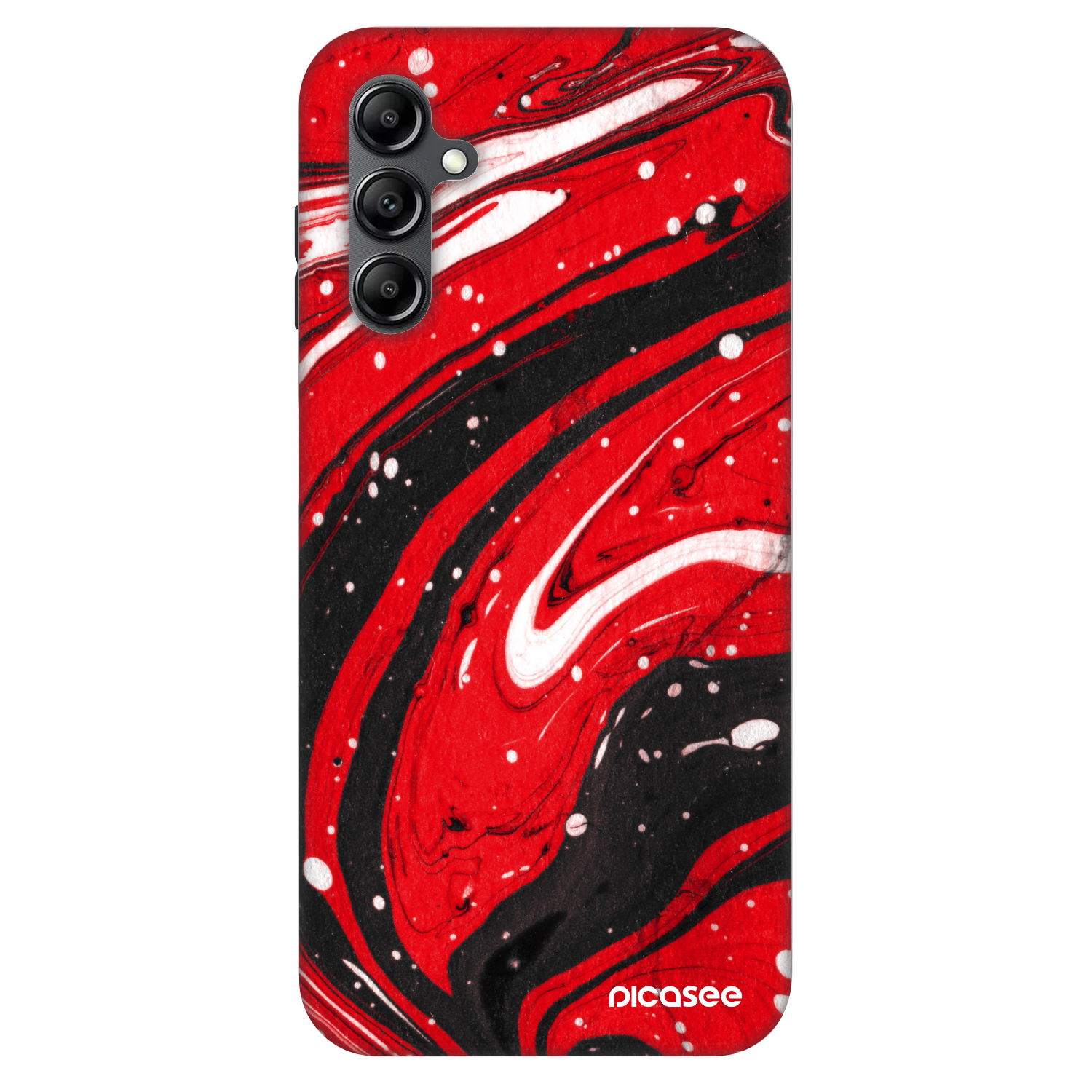 Picasee Fashion Case für Samsung Galaxy A14 5G A146P - Red black