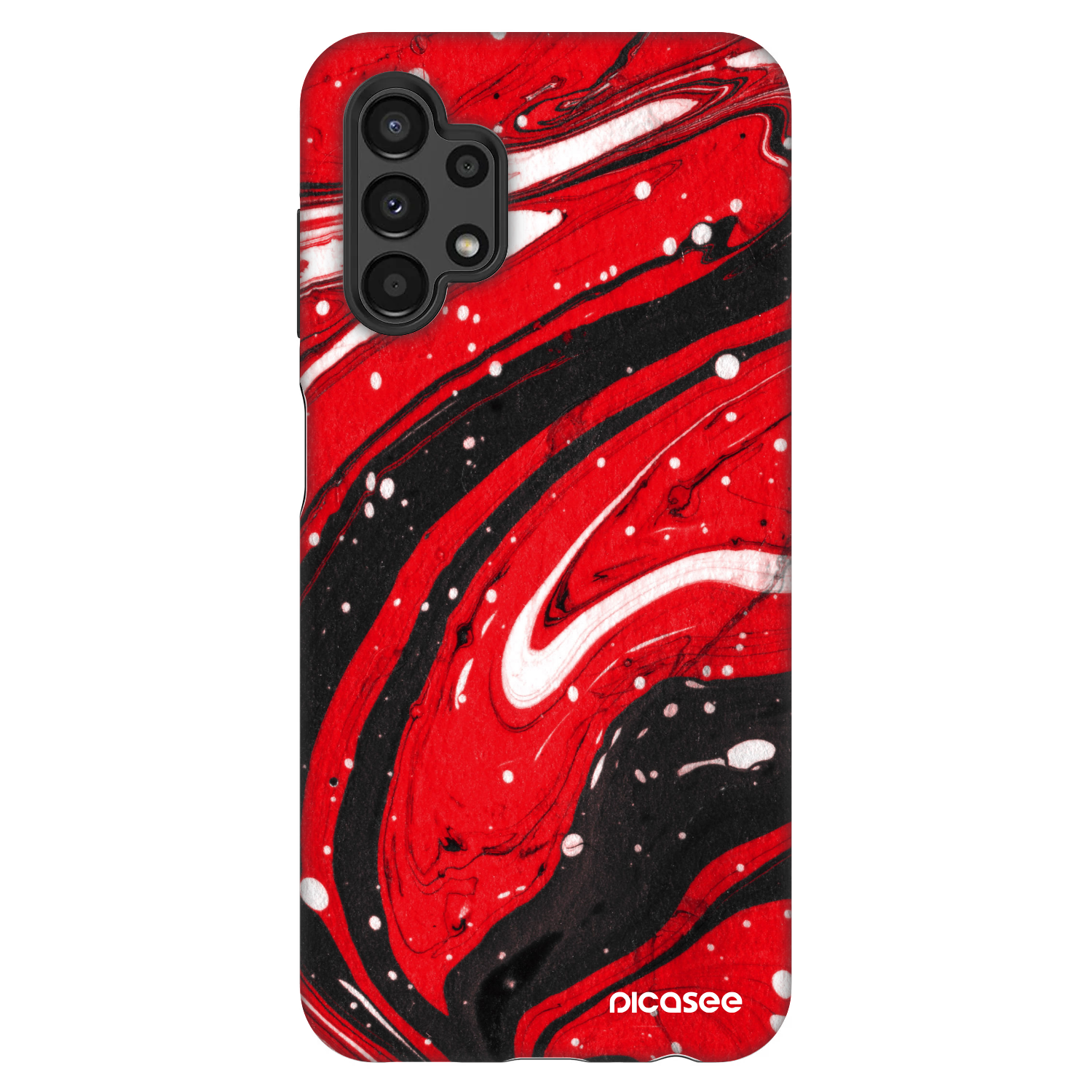 Picasee Fashion Case für Samsung Galaxy A13 4G A135 - Red black