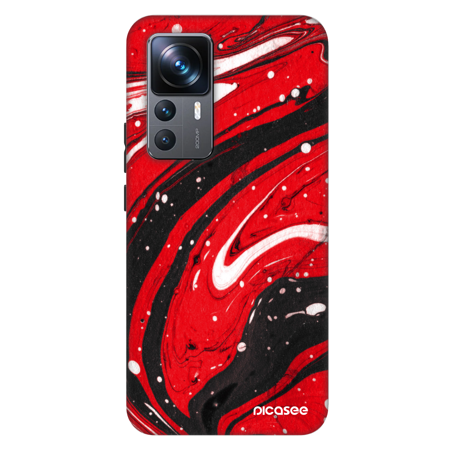 Picasee Fashion Case für Xiaomi 12T - Red black