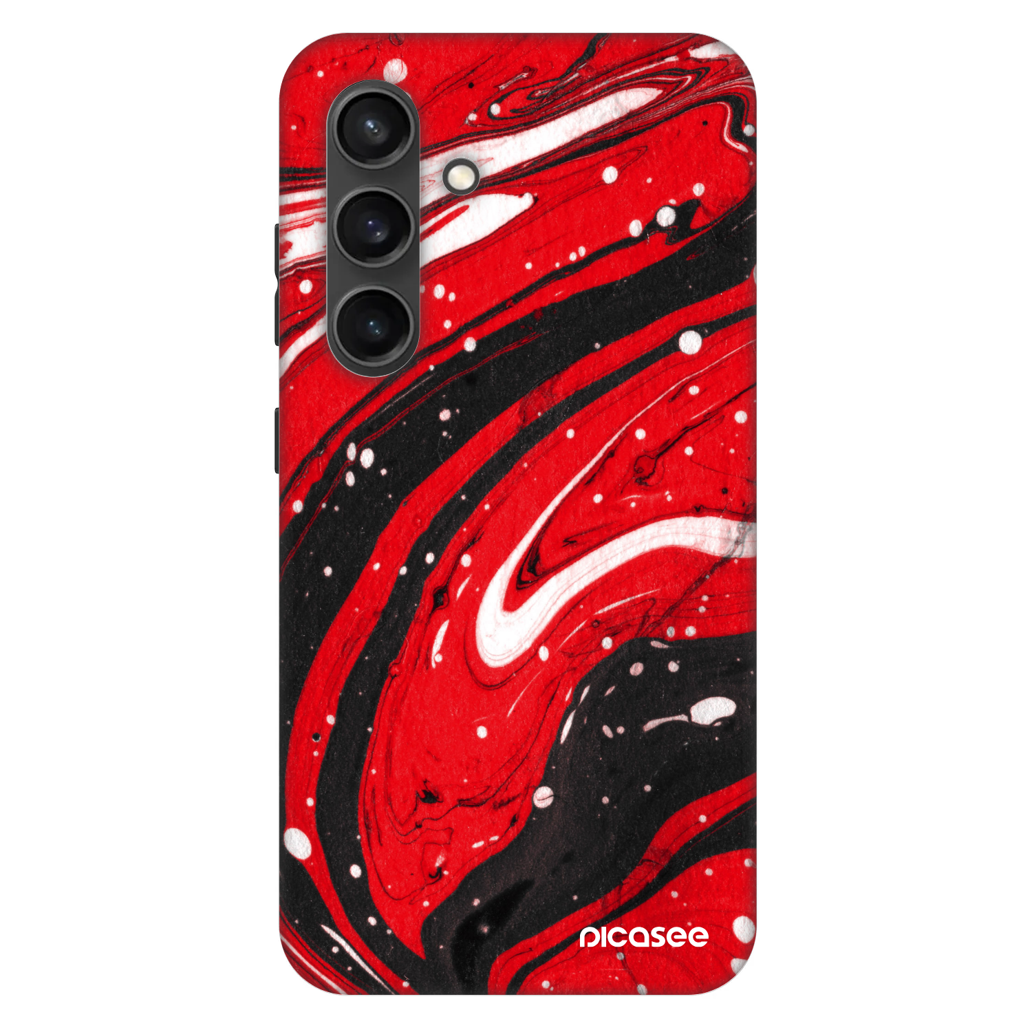 Picasee Fashion Case PowerShare pro Samsung Galaxy S24+ S926B 5G - Red black