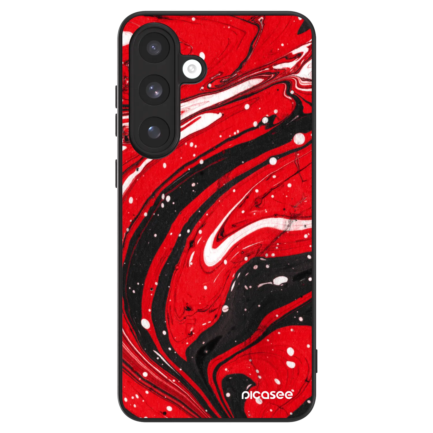 Picasee ULTIMATE CASE PowerShare für Samsung Galaxy S25 FE 5G - Red black