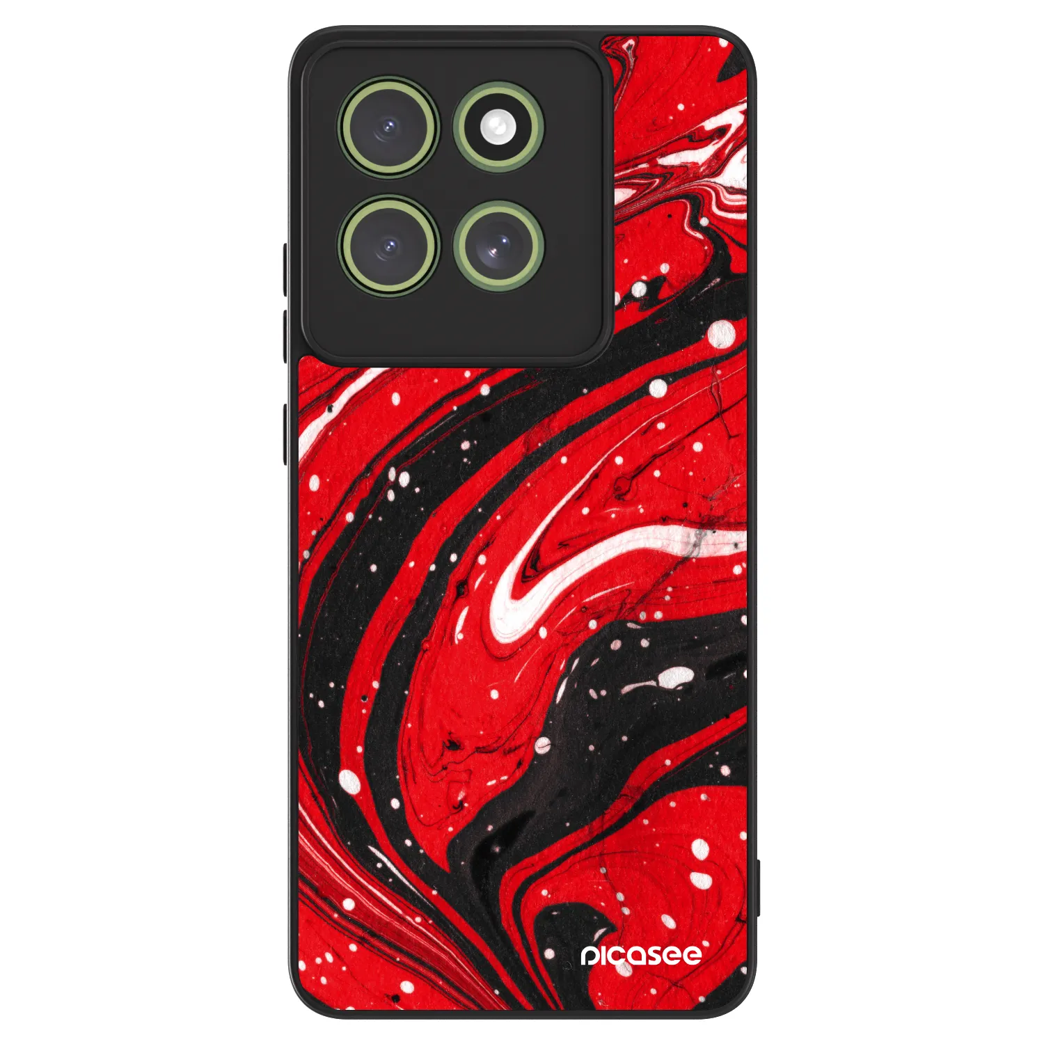 Picasee ULTIMATE CASE für Motorola Moto G86 Power 5G - Red black