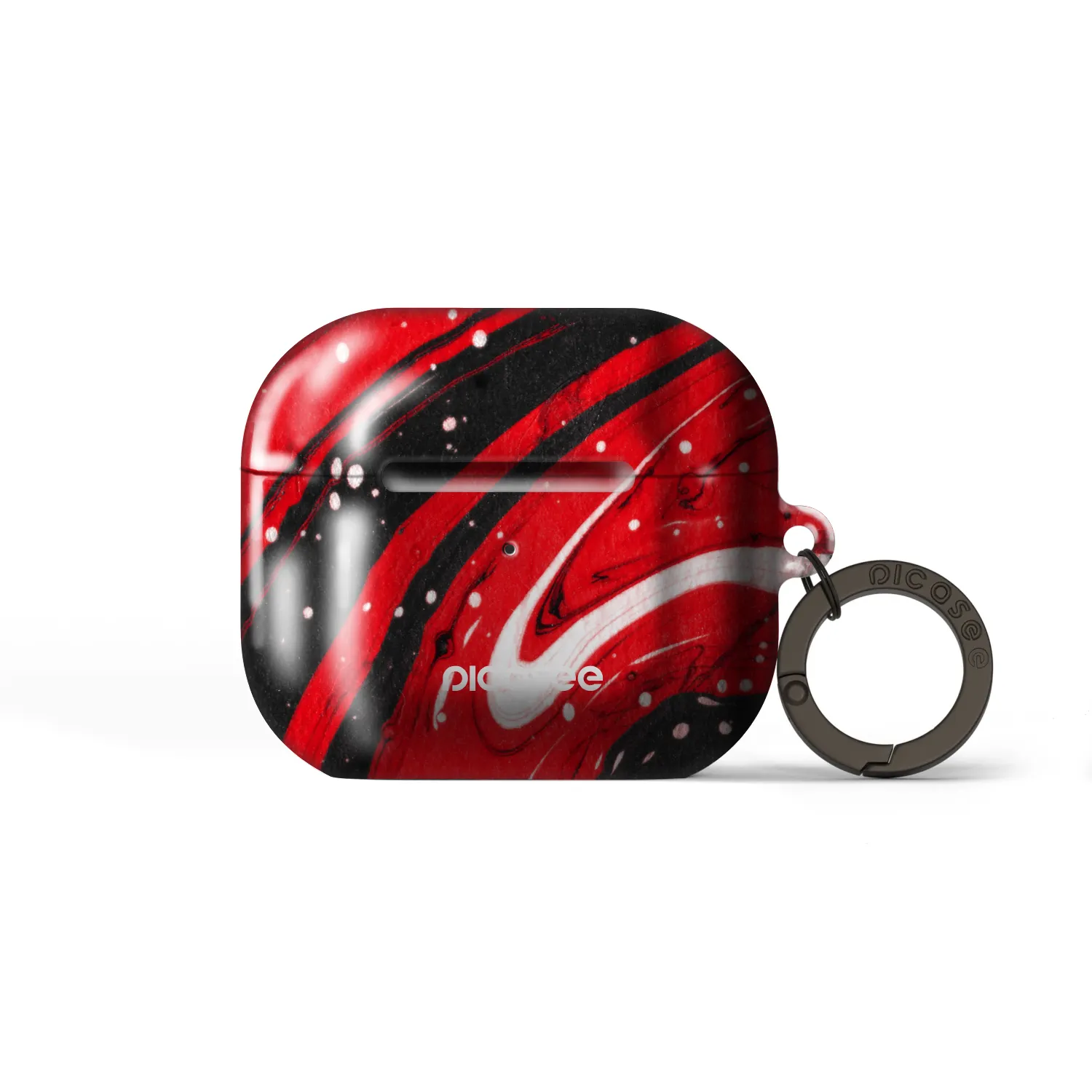 Picasee Obal pro Apple AirPods 3 - Red black