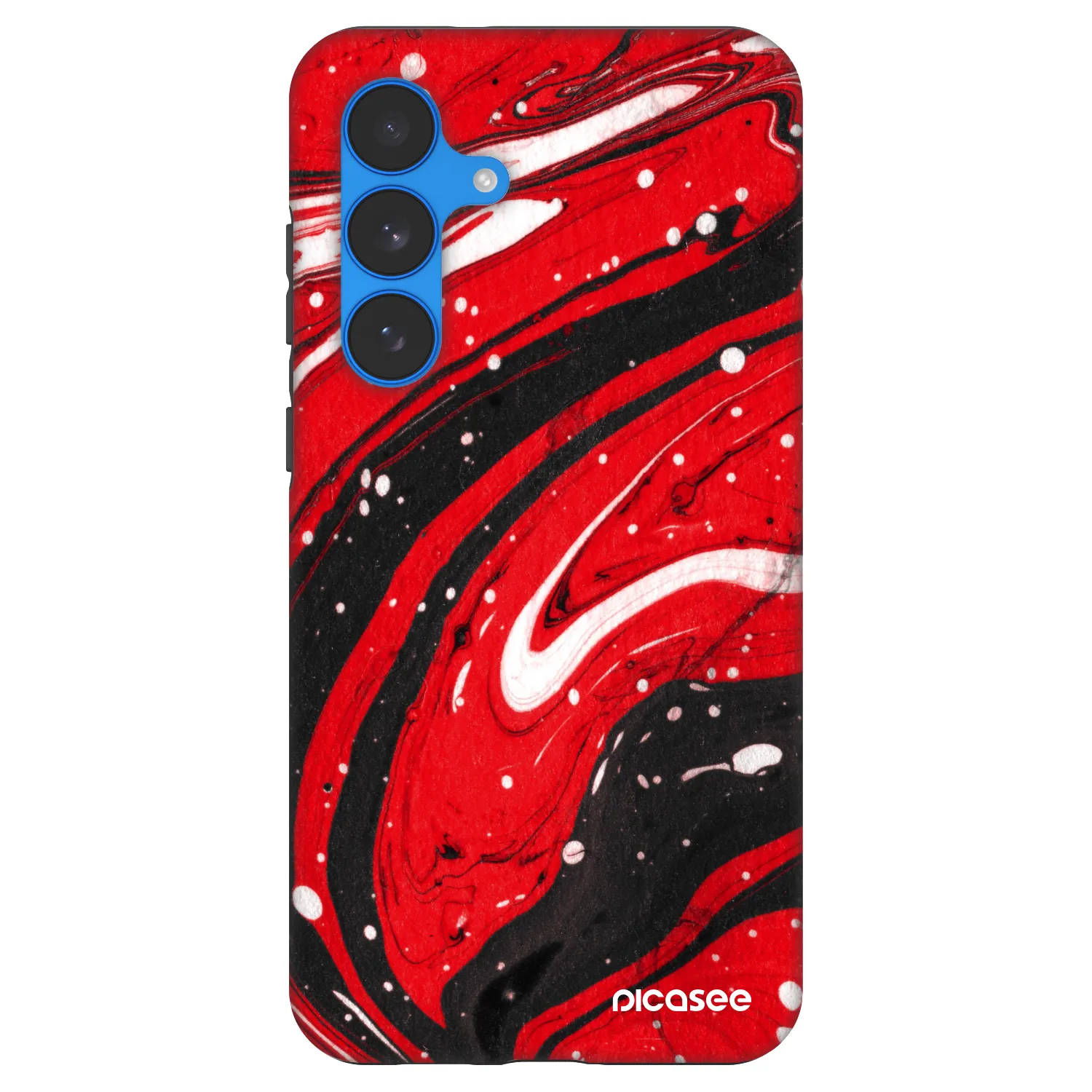 Picasee Fashion Case für Samsung Galaxy S25 FE 5G - Red black