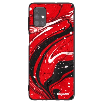 Hülle für Samsung Galaxy M51 M515F - Red black