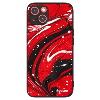 Picasee ULTIMATE CASE für Apple iPhone 13 - Red black