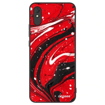 Hülle für Xiaomi Redmi 9AT - Red black