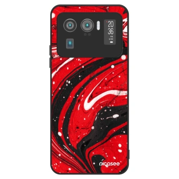 Hülle für Xiaomi Mi 11 Ultra - Red black