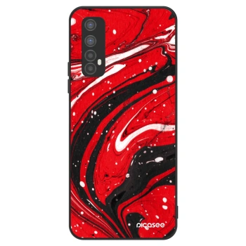 Hülle für Realme 7 - Red black