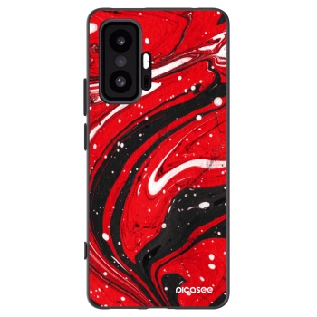 Picasee Xiaomi 11T Pro Hülle - Schwarzes Silikon - Red black