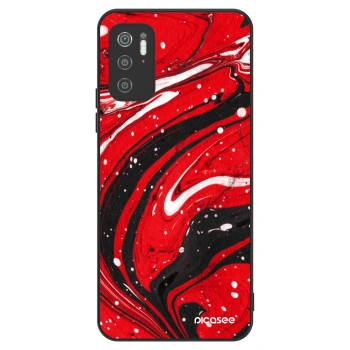 Hülle für Xiaomi Poco M3 Pro 5G - Red black