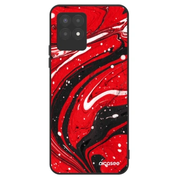 Hülle für Realme 8i - Red black
