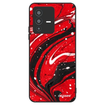 Hülle für Vivo V23 5G - Red black