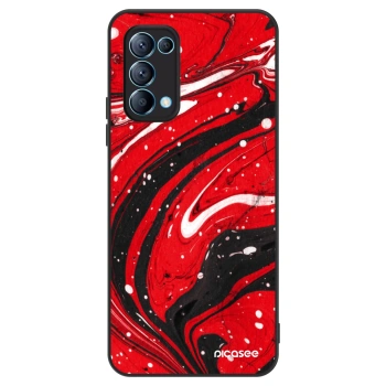 Hülle für OPPO Reno 5 5G - Red black