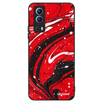 Hülle für Vivo Y52 5G - Red black