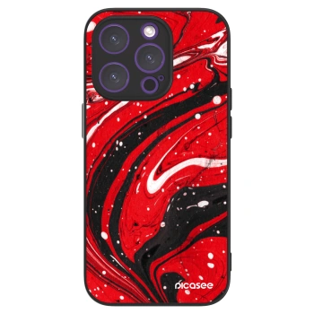 Picasee ULTIMATE CASE für Apple iPhone 14 Pro - Red black