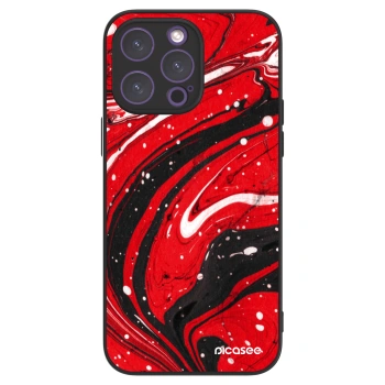 Picasee ULTIMATE CASE MagSafe für Apple iPhone 14 Pro Max - Red black