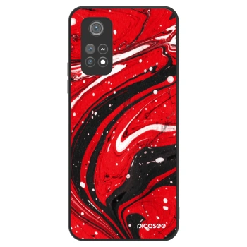 Hülle für Xiaomi Poco M4 Pro - Red black