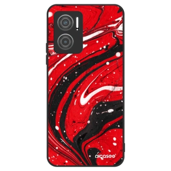 Hülle für Xiaomi Redmi 10 5G - Red black