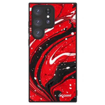 Picasee ULTIMATE CASE für Samsung Galaxy S23 Ultra 5G - Red black