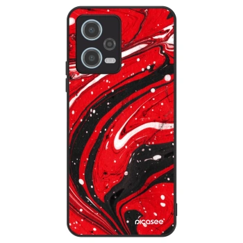 Hülle für Xiaomi Redmi Note 12 5G - Red black