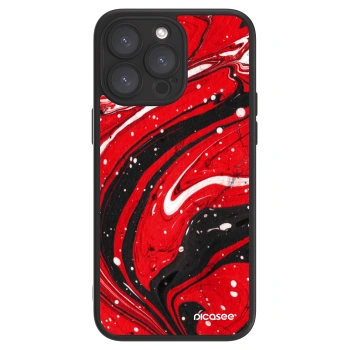 Picasee ULTIMATE CASE für Apple iPhone 15 Pro Max - Red black