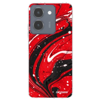 Hülle für Vivo Y36 4G - Red black