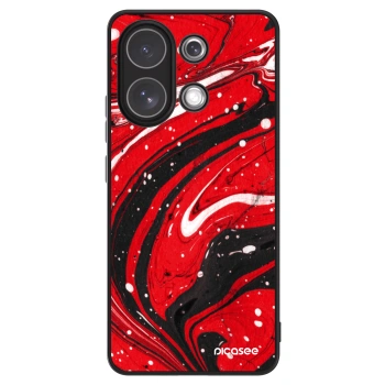 Hülle für Xiaomi Redmi Note 13 4G - Red black
