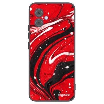 Hülle für Motorola Moto G14 - Red black