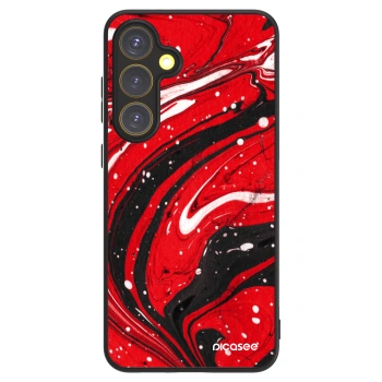 Picasee ULTIMATE CASE für Samsung Galaxy S24 FE S721B - Red black