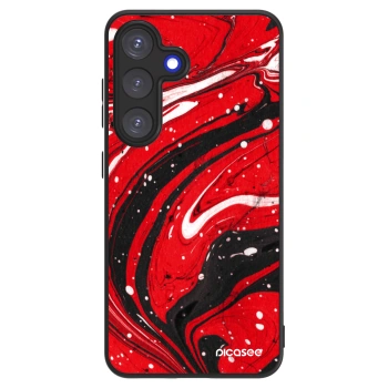 Picasee ULTIMATE CASE PowerShare für Samsung Galaxy S25 5G - Red black