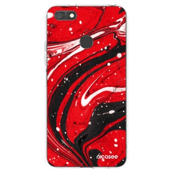 Hülle für Huawei P9 Lite Mini - Red black