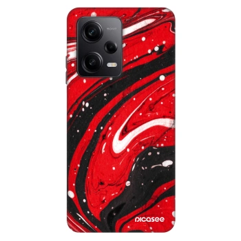 Hülle für Xiaomi Redmi Note 12 Pro+ 5G - Red black