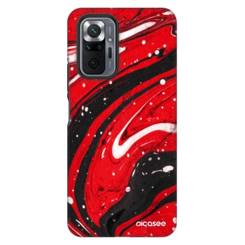 Hülle für Xiaomi Redmi Note 10 Pro - Red black