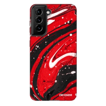 Hülle für Samsung Galaxy S21 FE 5G - Red black