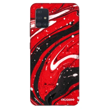 Hülle für Samsung Galaxy A51 A515F - Red black