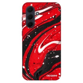 Hülle für Samsung Galaxy A35 5G A356B - Red black