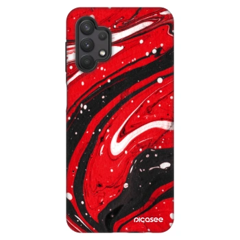 Hülle für Samsung Galaxy A32 5G A326B - Red black