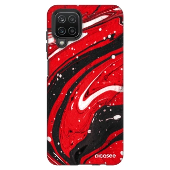 Hülle für Samsung Galaxy A12 A125F - Red black