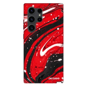 Hülle für Samsung Galaxy S24 Ultra S928B 5G - Red black