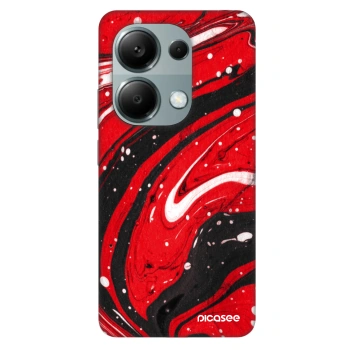 Hülle für Xiaomi Redmi Note 13 Pro 4G - Red black